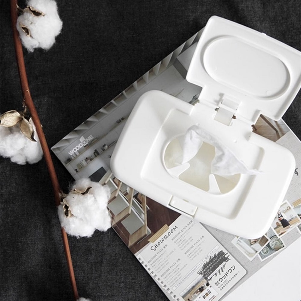 Portable Wet Tissue Box Holder Convenient Napkin Storage Dispenser For Home Car And Office 2