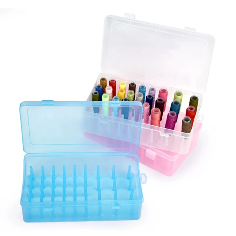 Transparent Needle And Thread Storage Box For Household Use MultiFunctional Thread Organizer 3