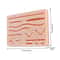 Silicone Skin Pad Suture Training Kit For Surgeon Medical Practice Traumatic Wound Simulation 4