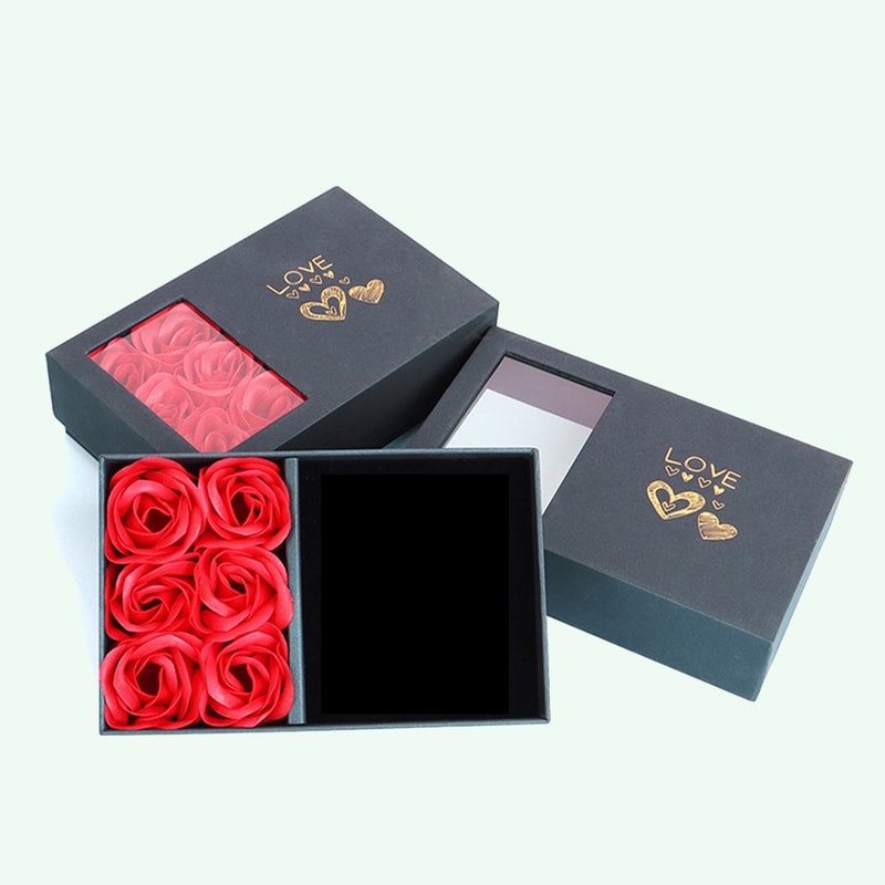 Immortal Flower Jewelry Box With Roses Perfect For Rings Earrings Pendants And Necklaces 6