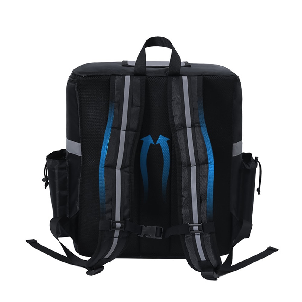 Insulated Delivery Backpack Thermal Food Delivery Bag For Riders Large Capacity Takeout Grocery 5