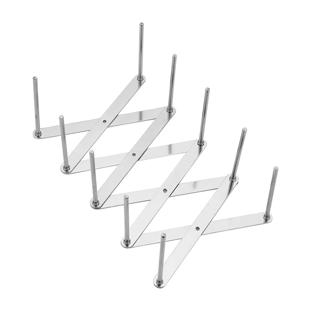 Stainless Steel Dish Rack Adjustable Kitchen Drainer Foldable Utensil Holder SpaceSaving Design 6