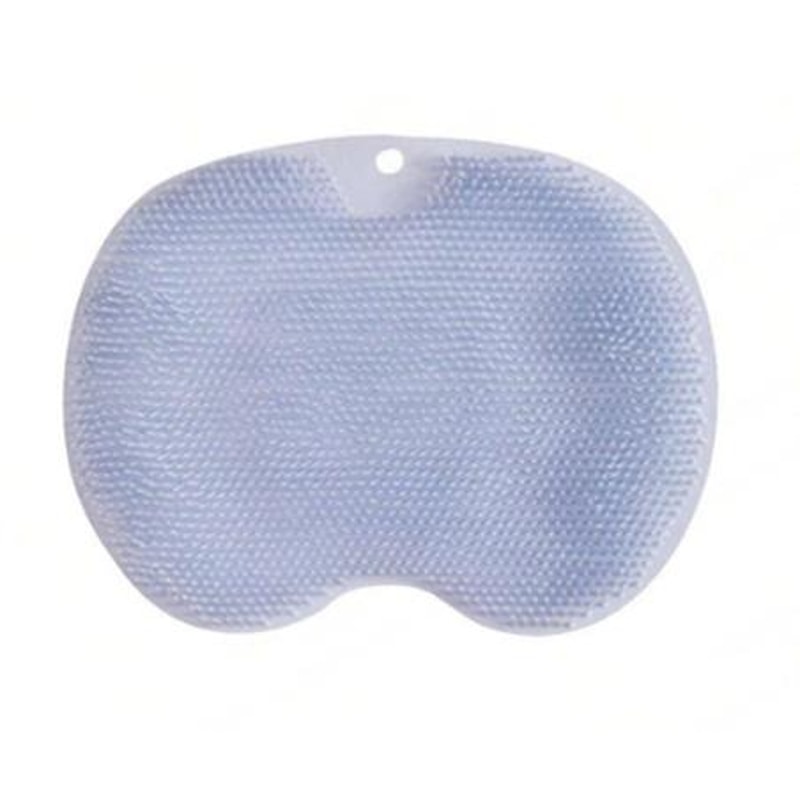 Anti-Slip Circular Massage Foot Mat with Suction Cups Foot Scrubber and Back Scrubber for Safe Bathroom Showers
