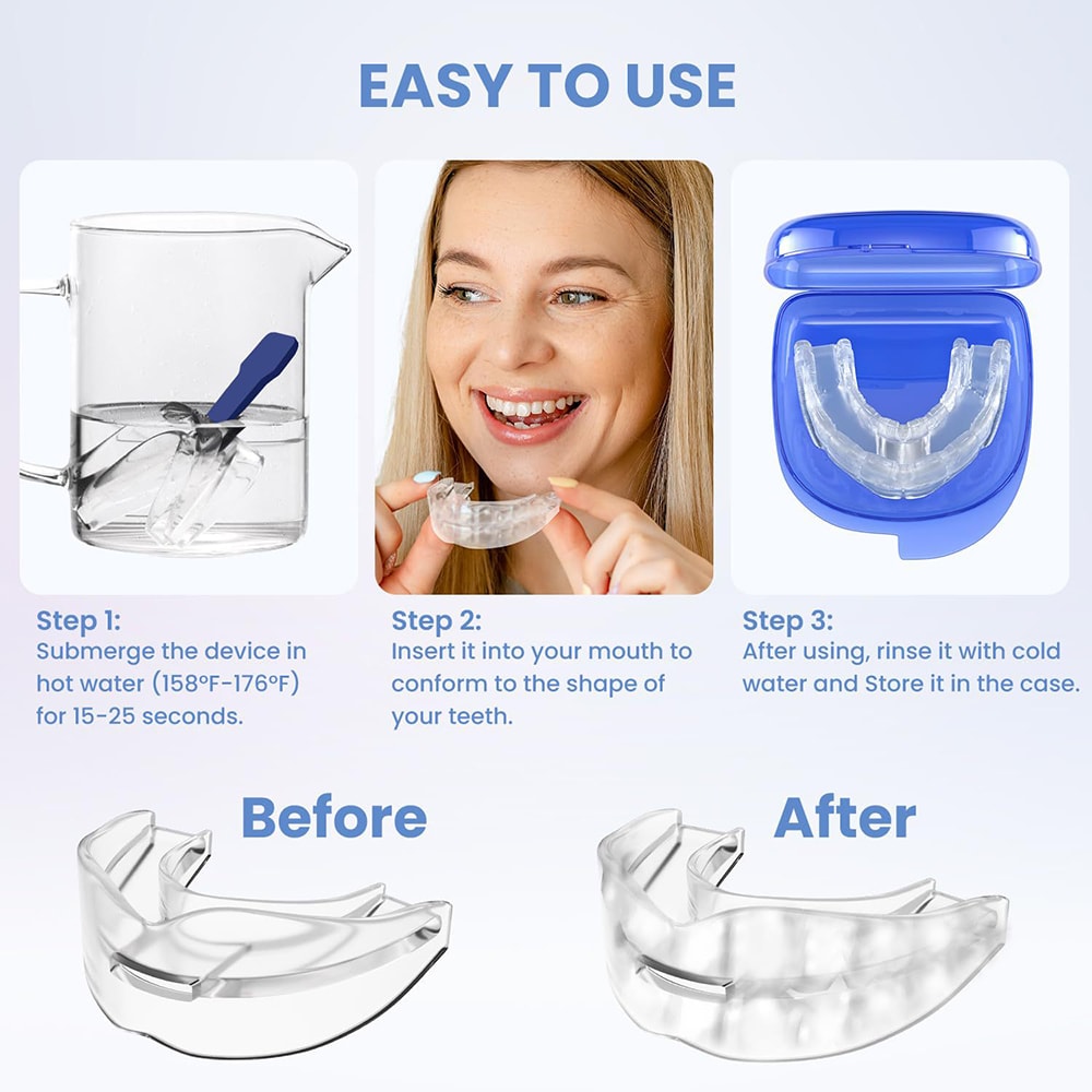 Bruxism Mouth Guard To Stop Snoring AntiSnoring Sleep Apnea Guard 3