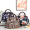 Leopard Print Insulated Food Storage Bag Portable Crossbody Ice Pack For Picnic Travel 1