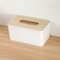 Creative Solid Wood Tissue Box With Thickened Square Dust Cover Elegant Desktop Storage For Home An 5