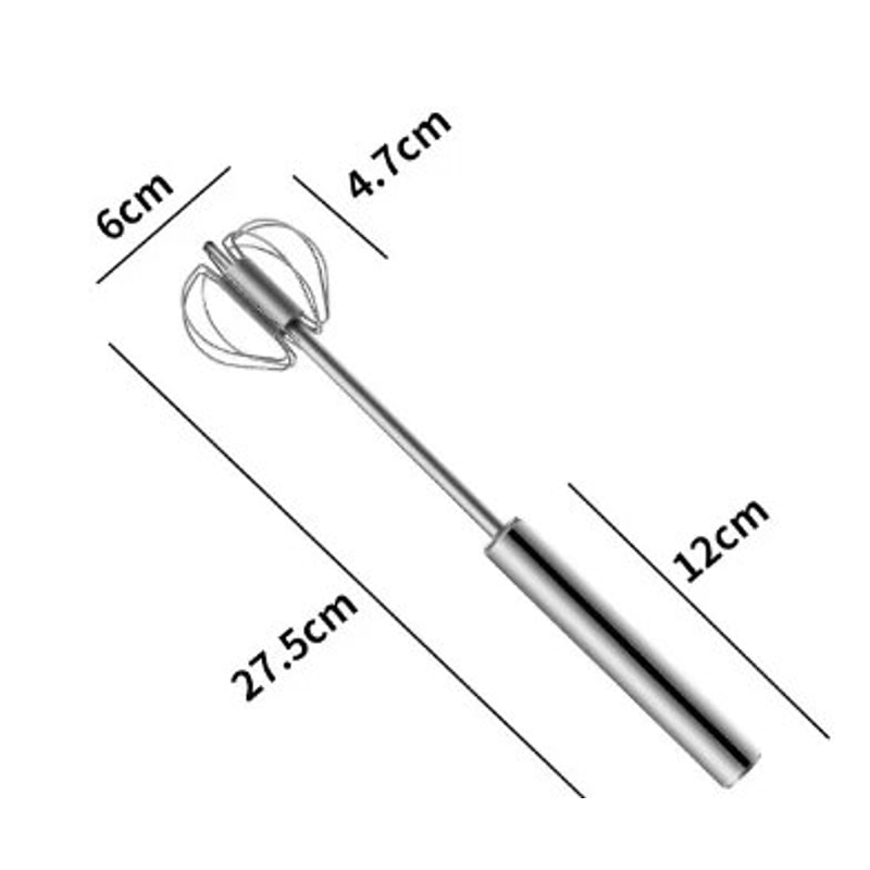 Semi-Automatic Egg Beater Manual Cream & Egg Mixer for Baking, Kitchen Tool