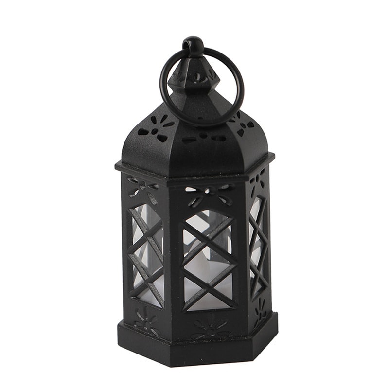 Vintage LED Candle Lantern Flameless Flickering Light for Garden & Party Decor