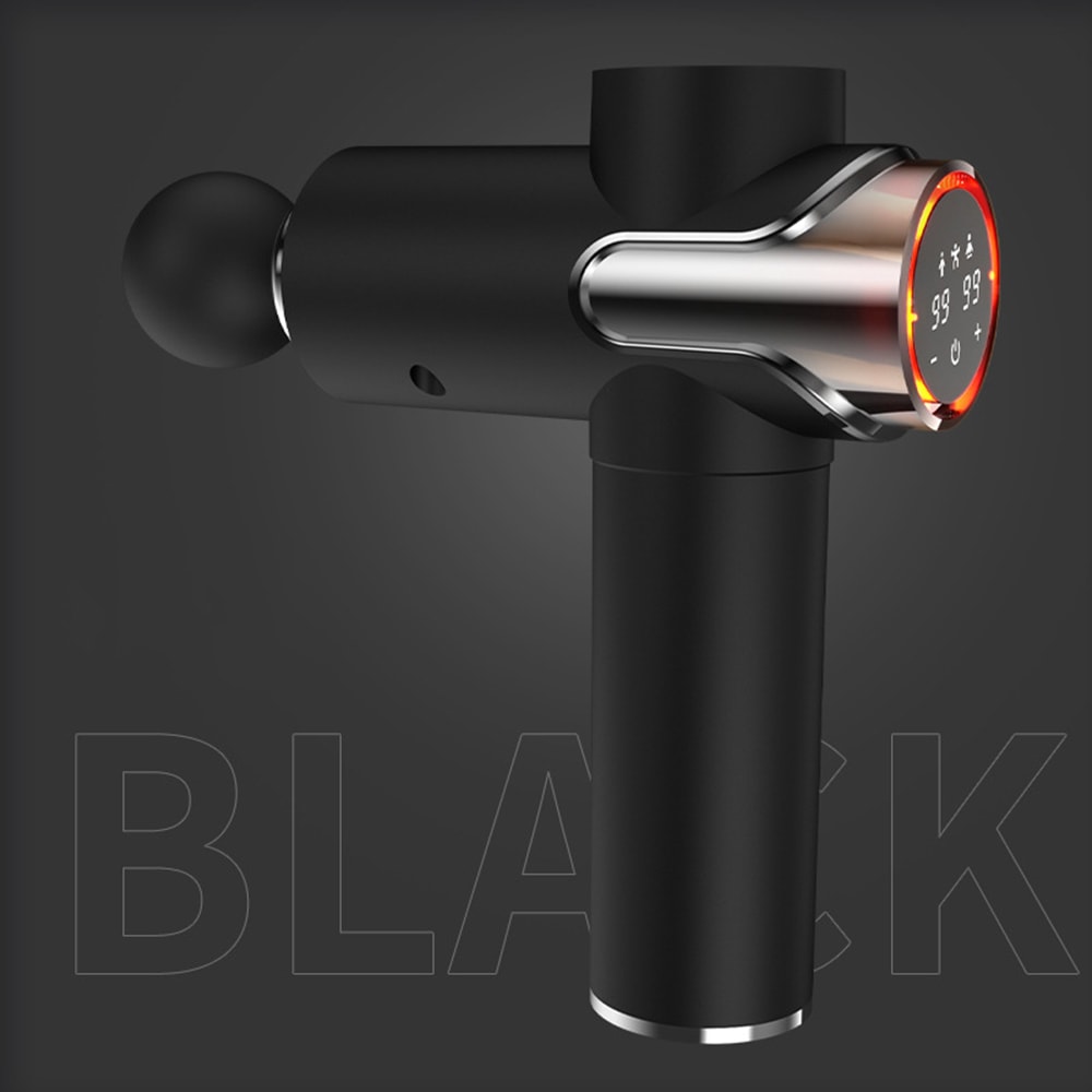 Silent Fascia Gun Muscle Massager Headed Deep Tissue Percussion Tool for Muscle Relaxation and Recovery