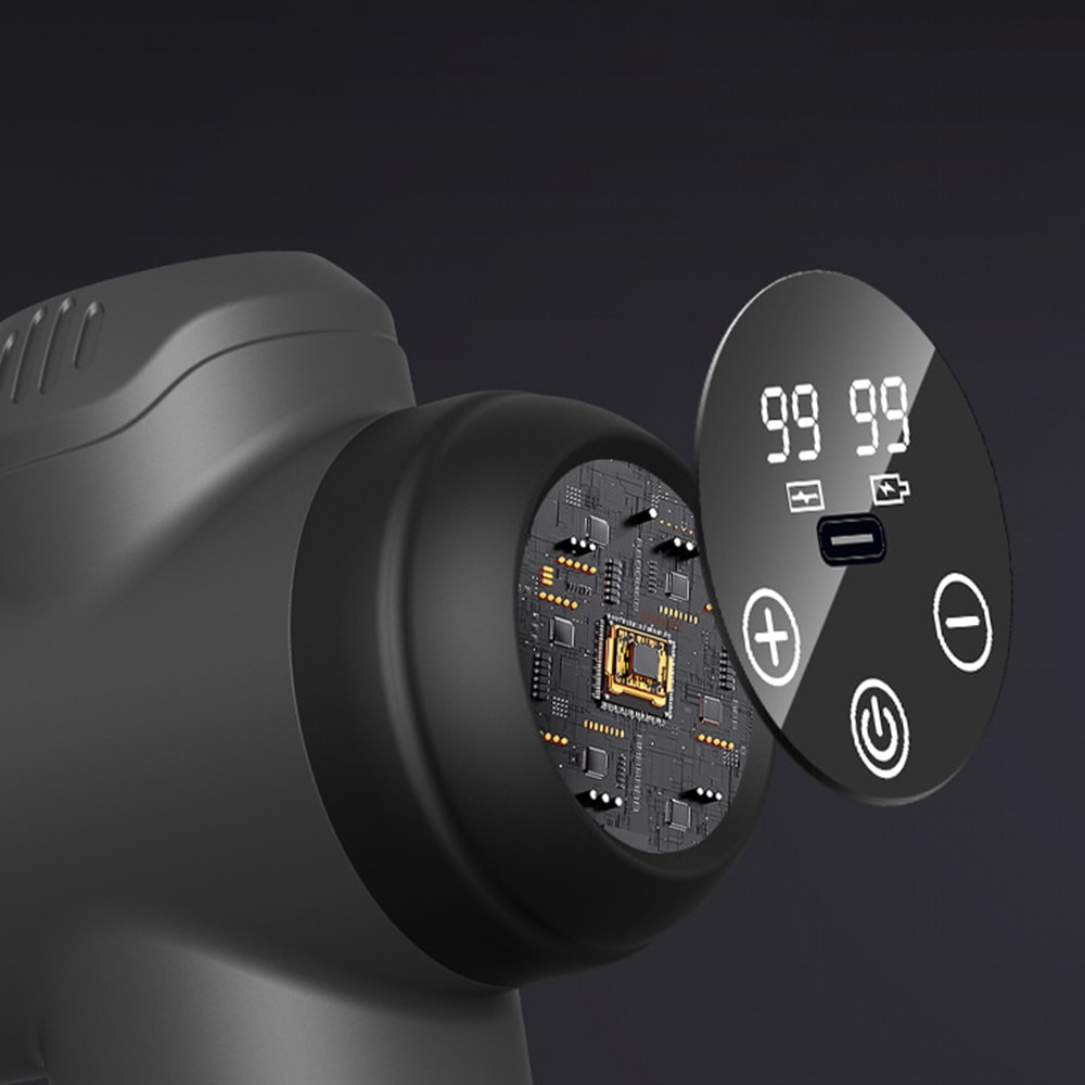 Portable Massage Gun With Heads HighIntensity Vibration For Deep Tissue Relief 1