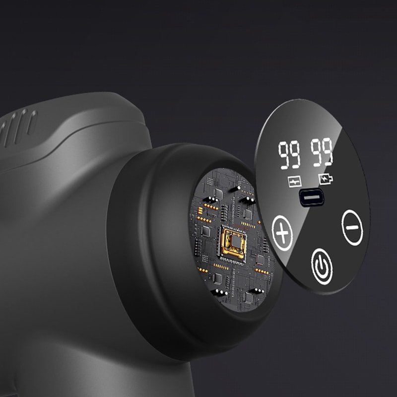 Portable Massage Gun With Heads HighIntensity Vibration For Deep Tissue Relief 1