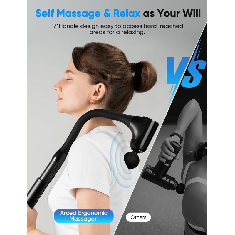 Handheld Deep Muscle Massage Gun For PostExercise Recovery Fitness Muscle Fascia Gun For Sore Muscl 3