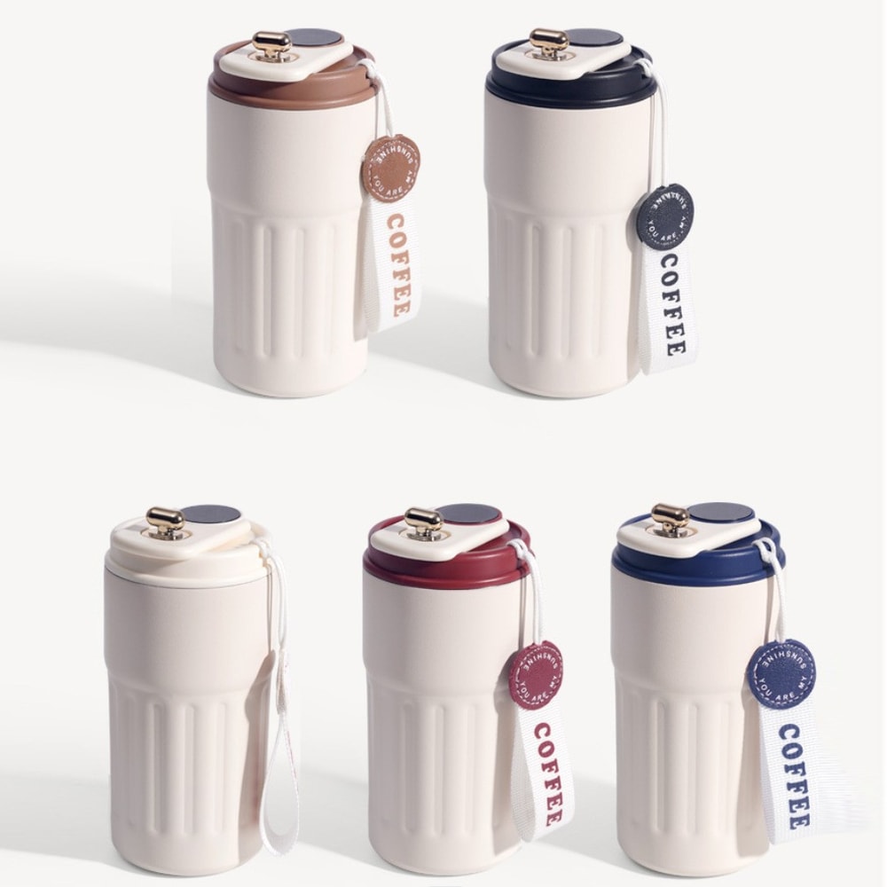 Premium Insulated Travel Coffee Mug Stainless Steel Tumbler Leakproof Reusable Cup 5