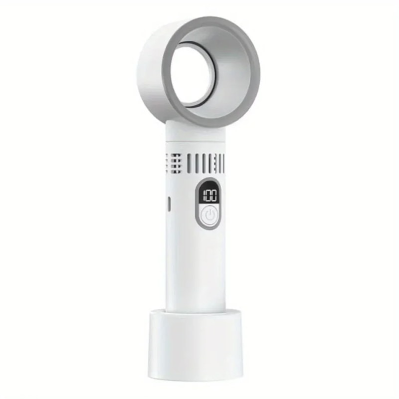 Portable USB Bladeless Desk Fan With Stable Base And Quick Cooling For Home Office Travel 2