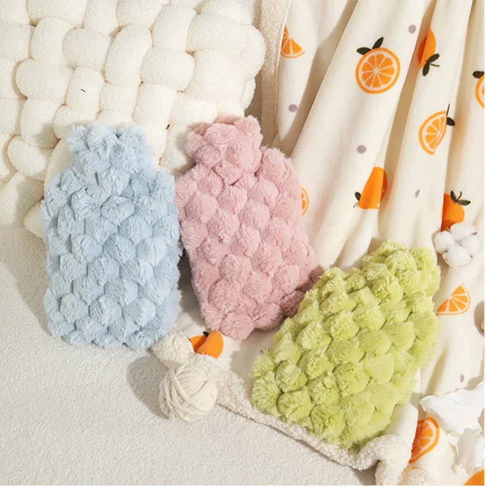 Hot Water Bottle Bag Warm Hand Belly Feet Hot Water Bag For Comfort Relaxation 0