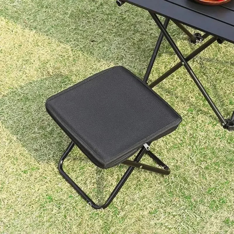 Ultralight Portable Camping Stool Compact Backpacking Folding Chair For Outdoor Fishing Picnic Bea 3