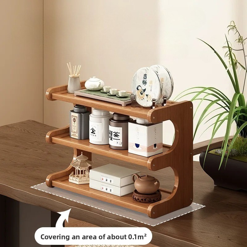 Multilayer Desktop Shelf Storage Compact And Simple Storage Display Shelf For Office And Home 1