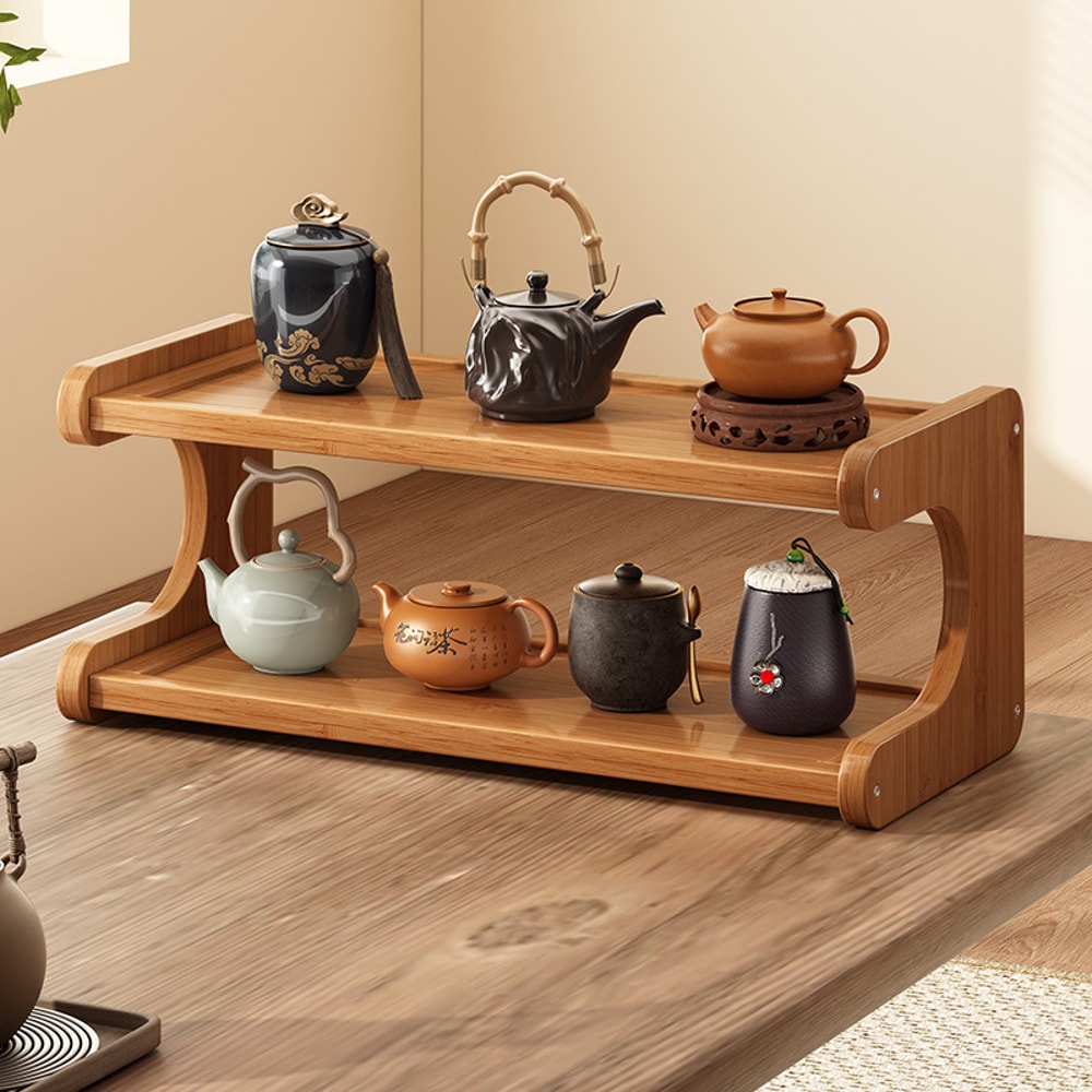 Multilayer Desktop Shelf Storage Compact And Simple Storage Display Shelf For Office And Home 2