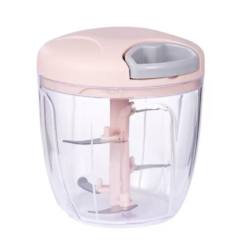 Manual Meat Mincer Combo Garlic Chopper Vegetable Cutter Rotate Press Essential Kitchen Tool 6