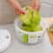 Multifunctional Manual Vegetable Dehydrator Salad Spinner With Fruit Lettuce Drain Basket For Eff 0