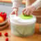 Multifunctional Manual Vegetable Dehydrator Salad Spinner With Fruit Lettuce Drain Basket For Eff 2