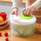 Multifunctional Manual Vegetable Dehydrator Salad Spinner With Fruit Lettuce Drain Basket For Eff 2