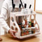 Double-Layer Kitchen Floor Shelf Multifunctional Knife Rack & Seasoning Organizer for Efficient Storage