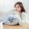 Angry Blob Seal Pillow Cute Chubby Sea Lion Plush Stuffed Toy For Kids Baby Sleeping Throw Pillow 1