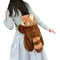 Red Panda Plush Backpack Cute Plushie Doll Crossbody Fur Soft Shoulder Bag For Women Ideal For Tra 5