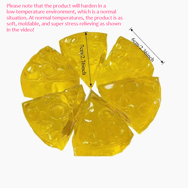 Super Soft Squishy Honey Cheese Fidget Toy For Stress Relief 3
