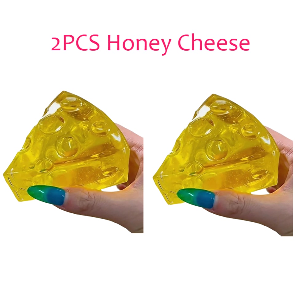 Super Soft Squishy Honey Cheese Fidget Toy For Stress Relief 7