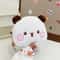 Cute Panda Bear Plush Backpack For Women Kawaii Crossbody Coin Purse Soft Plush Shoulder Bag For 1