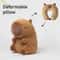Portable Cartoon Capybara Ushaped Plush Pillow Travel Neck Support Pillow Cute Plush Throw Pillow 5