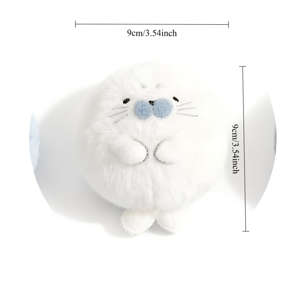 Cute Soft Seal Plush Keychains Animal Keychain Pendant For Kids Perfect Christmas New Year Gift 2
