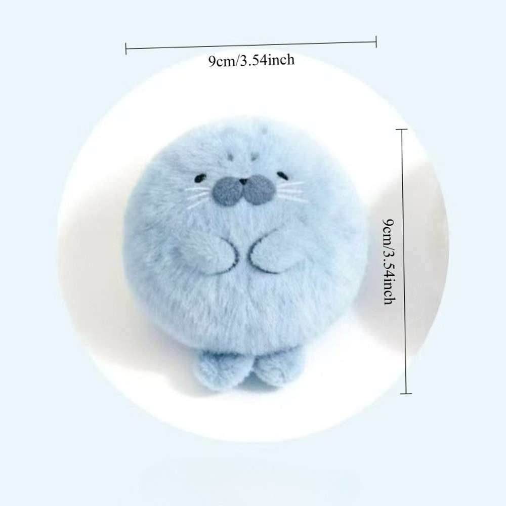 Cute Soft Seal Plush Keychains Animal Keychain Pendant For Kids Perfect Christmas New Year Gift 3