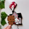 Panda Acrylic Key Holder Wall Organizer Cute Cartoon Keychain Hanger Gift 1