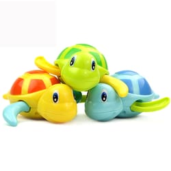 baby bath swimming turtle toy for toddlers – cute clockwork water play tortoise for pool & beach fun