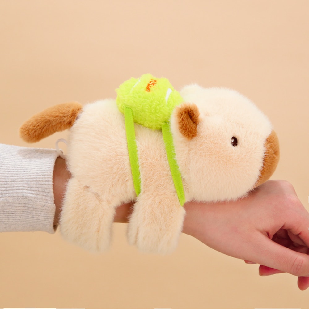 Wagging Tail Capybara Plush Toy Cute Capybara Plushie With Interactive Features For Women Kids An 1