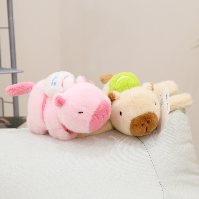 Wagging Tail Capybara Plush Toy Cute Capybara Plushie With Interactive Features For Women Kids An 3