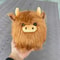 Lying Highland Cow Plush Toy Soft Stuffed Animal Doll Cute Plushie Kawaii Kids Xmas Gift 2