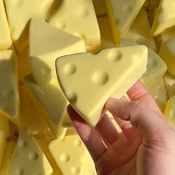 cheese squeeze toy milk-flavored stress relief fidget toy for friends gifts and sensory play