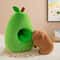 Capybara Avocado Plush Toy – Kawaii Sleeping Pillow with Creative Fruit Design for Birthdays