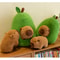 Capybara Avocado Plush Toy – Kawaii Sleeping Pillow with Creative Fruit Design for Birthdays