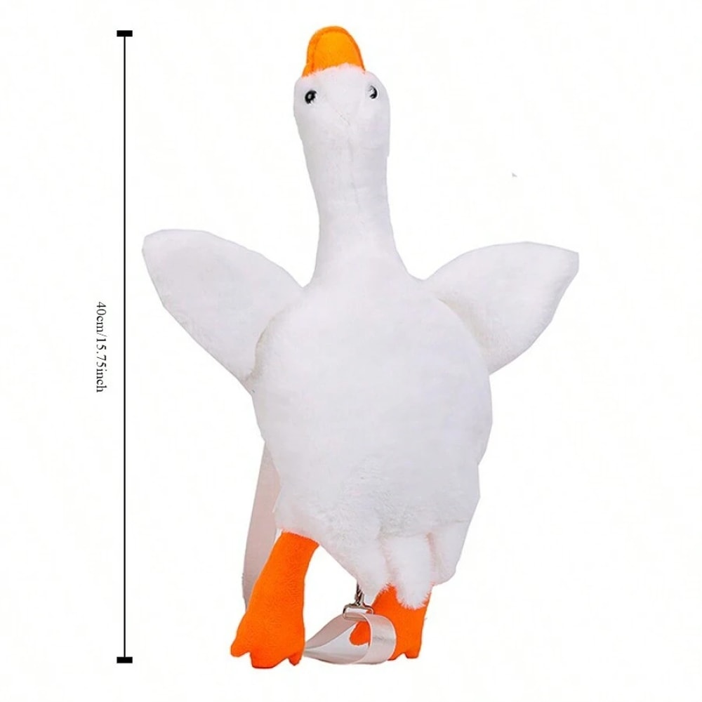 Cute Goose Plush Shoulder Bag Coin Purse Yellow Duck Kawaii Plush Toy For Kids And Adults Perfect 1