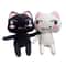 Lovely Cat Plush Toy Black White Cartoon Animal Plushie For Room Decoration Birthday Gifts 2