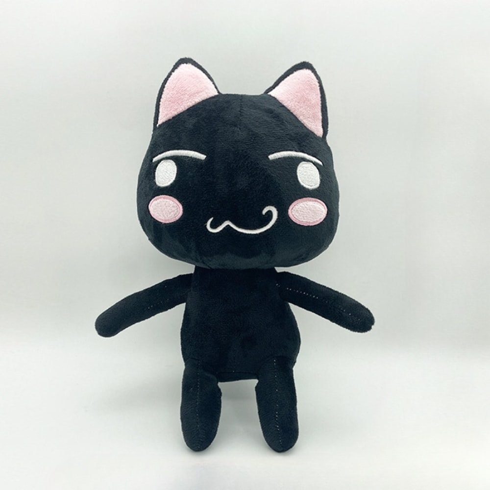 Lovely Cat Plush Toy Black White Cartoon Animal Plushie For Room Decoration Birthday Gifts 5