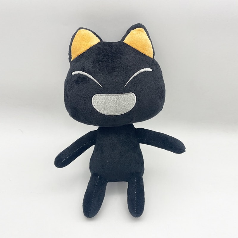 Lovely Cat Plush Toy Black White Cartoon Animal Plushie For Room Decoration Birthday Gifts 7