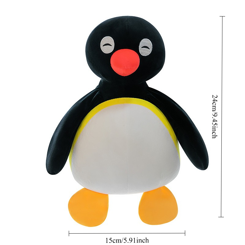 Fishhugging Penguin Plush Toy Cute Cartoon Anime Stuffed Doll For Women Perfect Birthday Gift 2