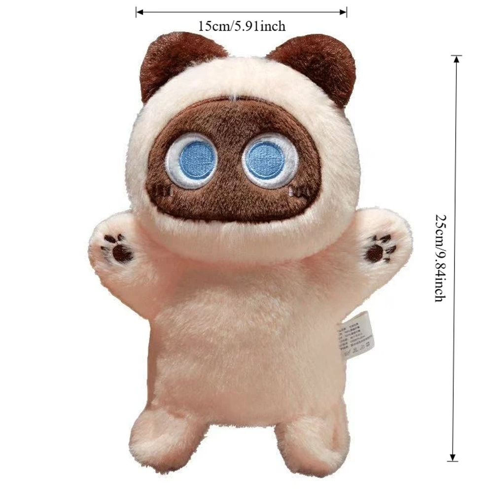 Cute Cat Hand Puppet Soft Kitty Educational Baby Toy For Kids Animel Stuffed Doll 4