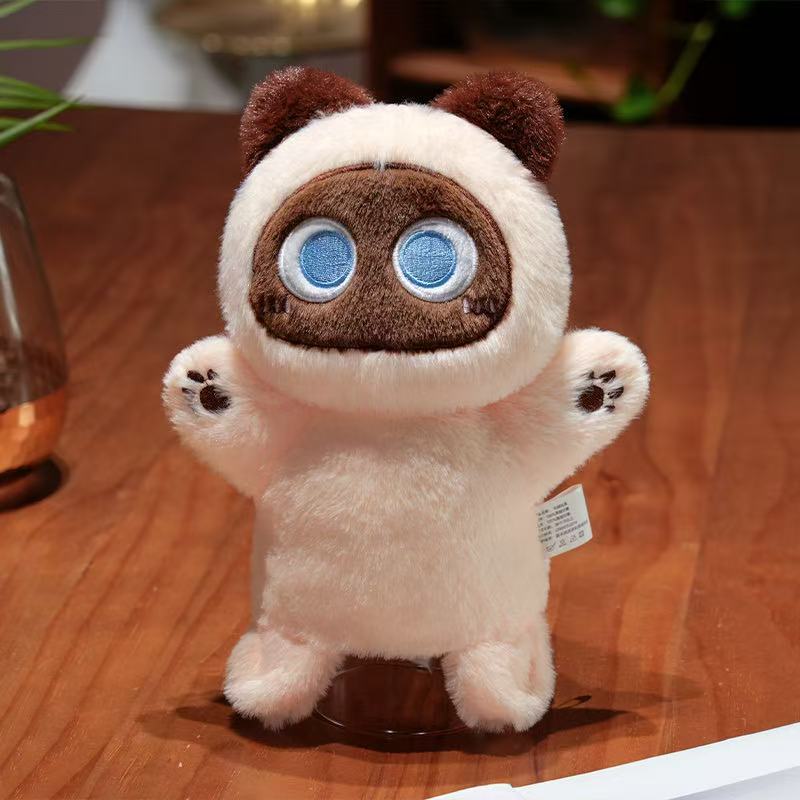 Cute Cat Hand Puppet Soft Kitty Educational Baby Toy For Kids Animel Stuffed Doll 6